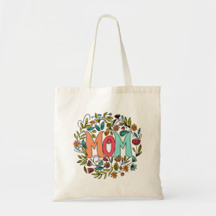 Mama Floral Tote Bag Tragetasche