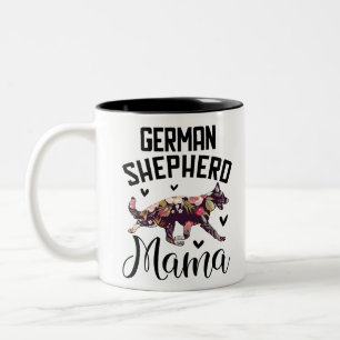 Mama Floral Zweifarbige Tasse