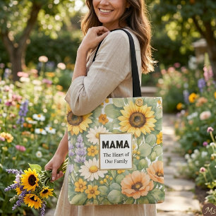 MAMA Florales Wasserfarben-Kunstwerk mit falschem