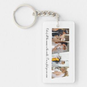 Mama Foto Collage Akryllische Schlüsselanhänger Mu