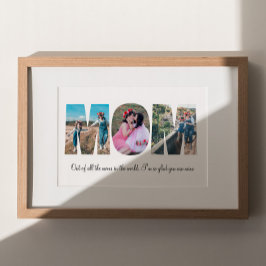 Mama Foto Collage Poster