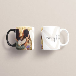 Mama Foto Creme elegant stilvoll Kaffeetasse