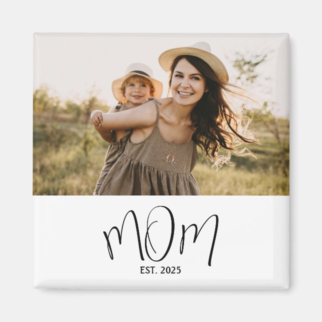 Mama: Foto-Geschenk Magnet (Vorne)