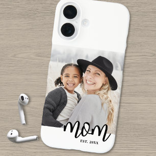 Mama Foto-Geschenk mit Gründungsjahr iPhone 16 Hülle