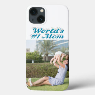 Mama Foto himmelblauer Text iPhone-Hülle Case-Mate iPhone Hülle
