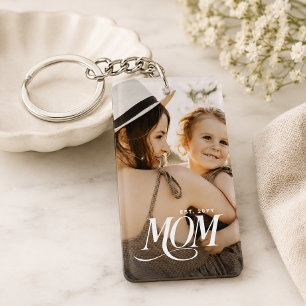 Mama Foto Schlüsselanhänger