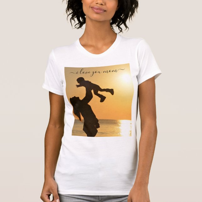 Mama Foto-T - Shirt mit Text personalisiert (Vorderseite)
