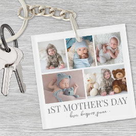 Mama FotoCollage Schlüsselanhänger