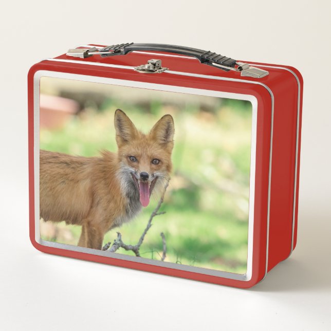 Mama Fox im Hudson Valley Metall Brotdose (Vorderseite)