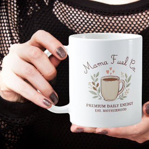 Mama Fuel Co. Cozy Coffee Mom Design Kaffeetasse