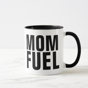 MAMA FUEL lustige Kaffeemübel Tasse