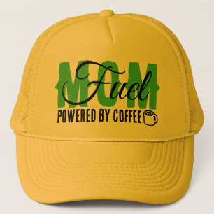 Mama Fuel - Powered by Coffee Funny Mama Trucker H Truckerkappe