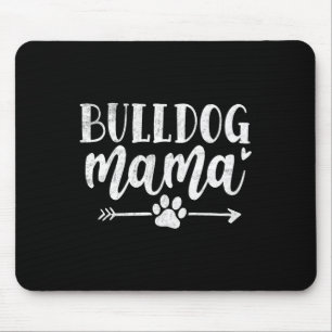 Mama Fun English Bulldog Hund Mama Mütter Mousepad