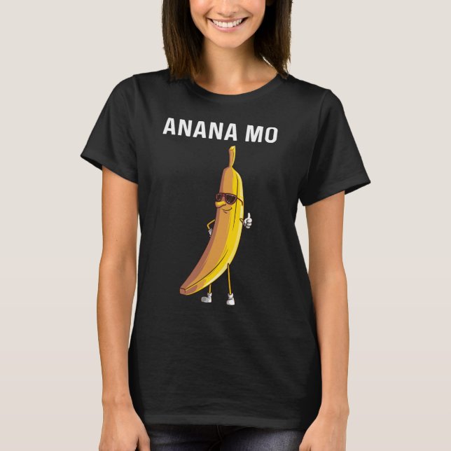Mama Funny Banana Frische Pasta machen T-Shirt (Vorderseite)