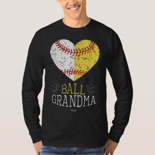 Mama Funny Baseball Ball Funny Grandma Softball Gi T-Shirt