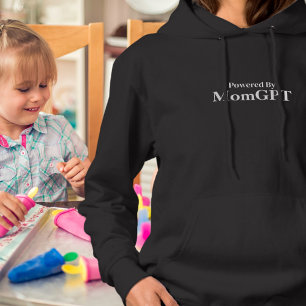 Mama Funny Birthday - Powered by MomGPT - Ai Joke Hoodie