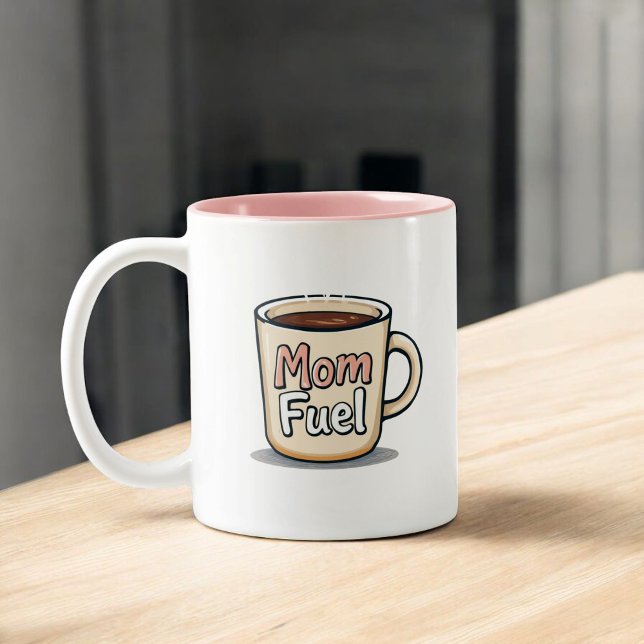 Mama | Funny Coffee Lover Mama Zweifarbige Tasse (Von Creator hochgeladen)