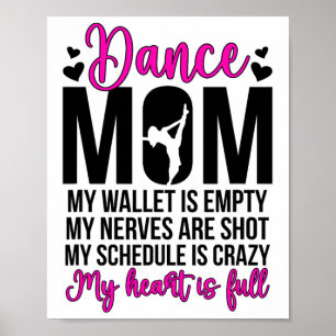 Mama Funny Dancing Mama Ein Tänzer Mama Tanz Poster