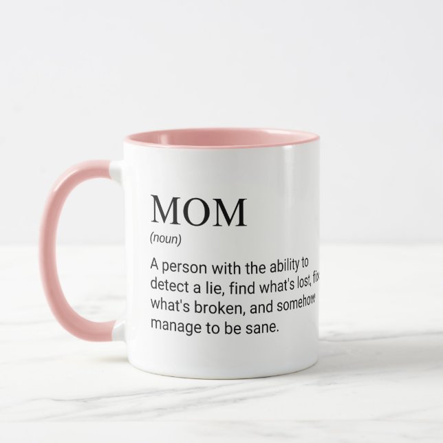 Mama Funny Lovely Definition Tasse (Links)