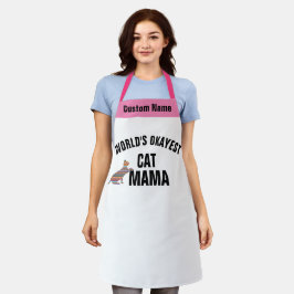 Mama Funny Womens Schürze der coolen Welt - die ri