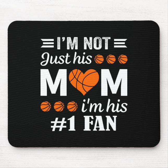 Mama für Basketball-Lüfter Mousepad (Vorne)