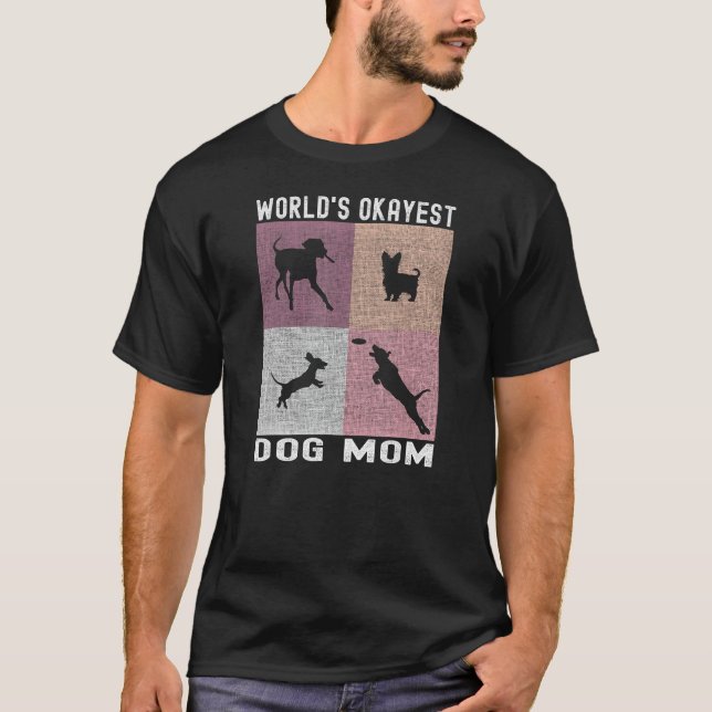 Mama für den besten Hund der Welt - Funny Dog Pare T-Shirt (Vorderseite)