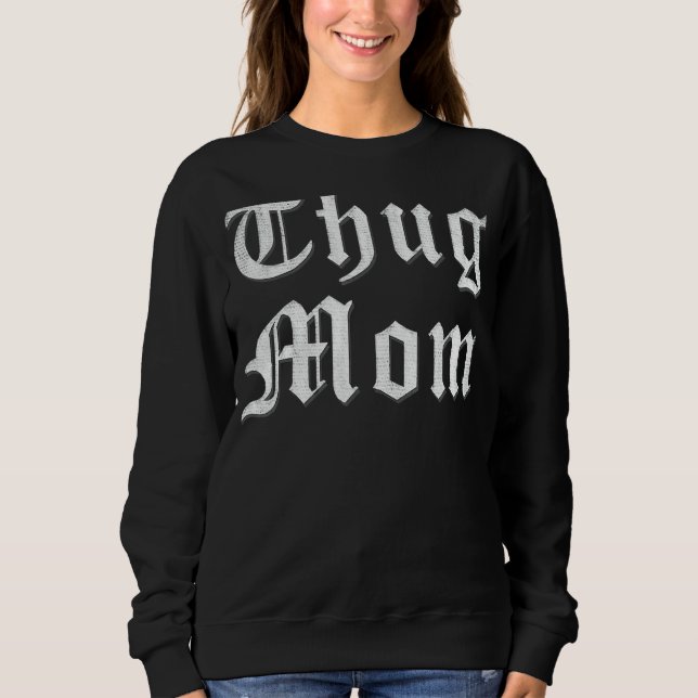 Mama für den Hip Hop Rap der Mutter Sweatshirt (Vorderseite)