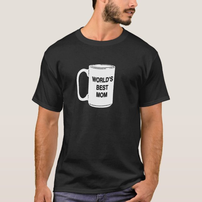 Mama für die beste Tasse der Mama der Welt T-Shirt (Vorderseite)