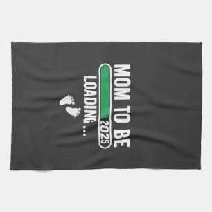 Mama für die Mama Schwangerschaft 2025 Neujahr Geschirrtuch