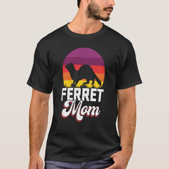Mama für Frettchen und Besitzer 1 T-Shirt (Vorderseite)