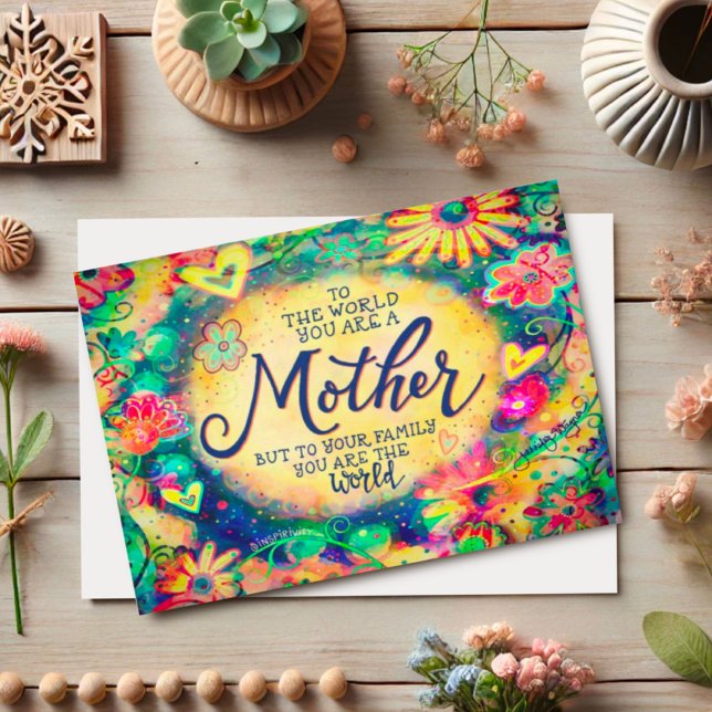 Mama für Ihre Familie Sie sind der Weltpreis Karte (Von Creator hochgeladen)