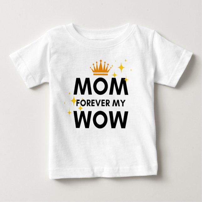 Mama für immer baby t-shirt (Vorderseite)