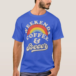 Mama für Kaffee und Fußball im Retro-Fußball T-Shirt
