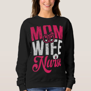 Mama für Krankenpflege, Grafische Krankenpflege, E Sweatshirt