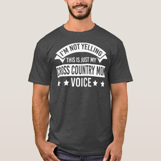 Mama für Mens Cross Country Bekleidung Bezaubernde T-Shirt (Vorderseite)