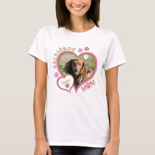 Mama für niedliche Dackel - benutzerdefiniertes Fo T-Shirt