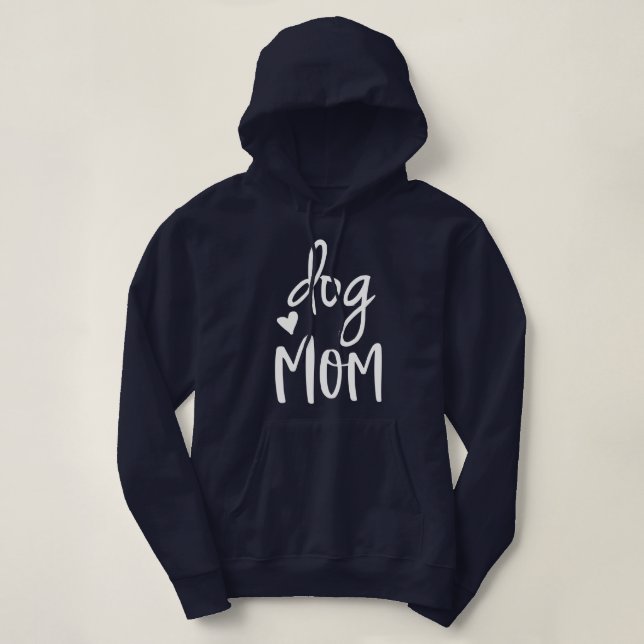 Mama für niedliche Hunde Hoodie (Design vorne)