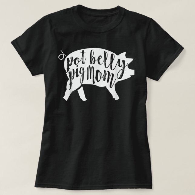 Mama für Schweine T-Shirt (Design vorne)