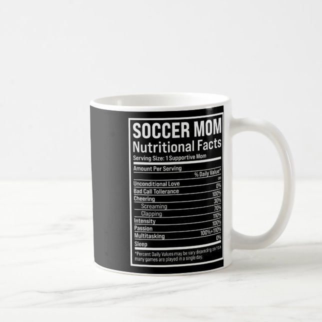 Mama Fußball Mama Ernährung Funny Mütter Kaffeetasse (Rechts)