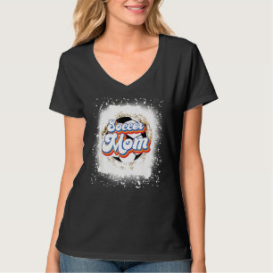 Mama Fußball Muttertag Leopard Fußball geblasen T-Shirt