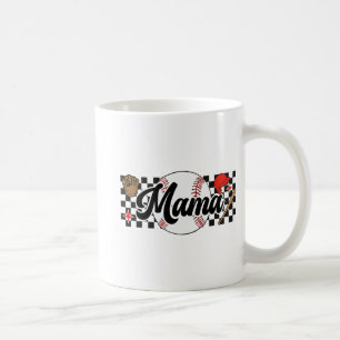 Mama Game Day Vibes Mütter Day Women Baseball Mama Kaffeetasse