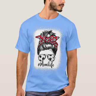 Mama gebleicht mit Leopard und dem unangenehmen Bu T-Shirt