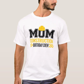 Mama Geburtstag Crew 1St. Bau Geburtstag Lkw T-Shirt