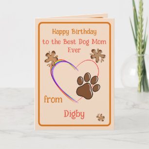 Mama Geburtstag von der Hundekarte Karte