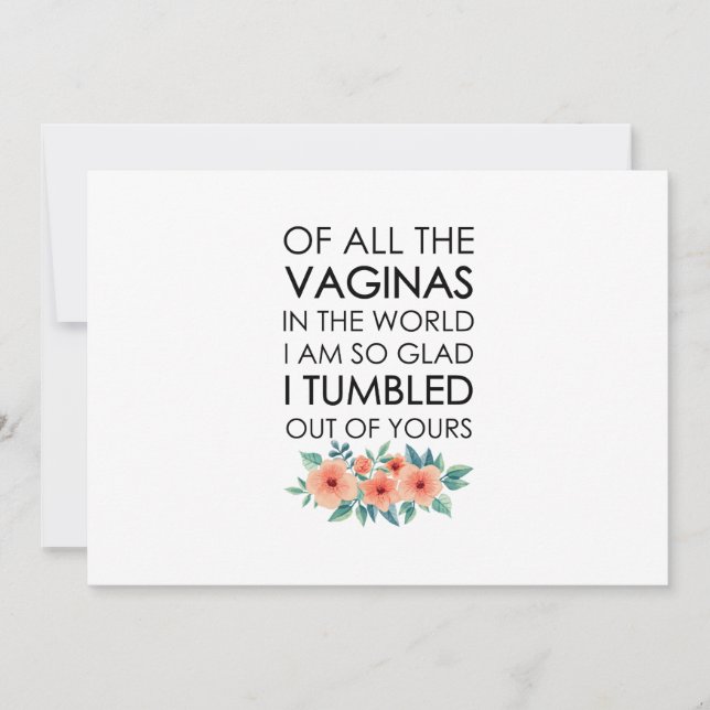 Mama Geburtstagsgeschenk Muttertag Geschenk Mama Einladung (Vorderseite)