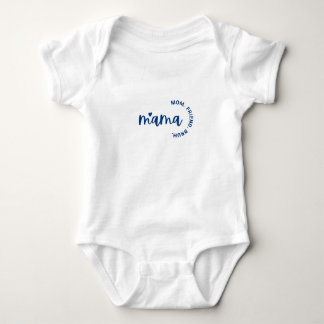 Mama Gedruckter Bodysuit (unisex) Baby Strampler