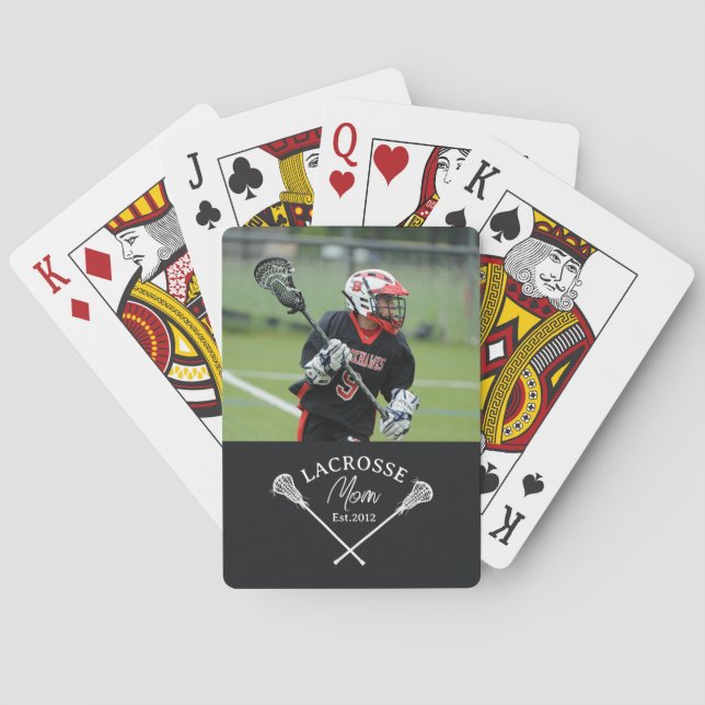 Mama Gegr. Fotogeschenk Spielkarten (Rückseite)