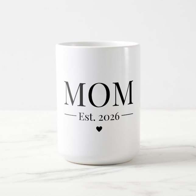 Mama gegründet 2026 kaffeetasse (Mittel)