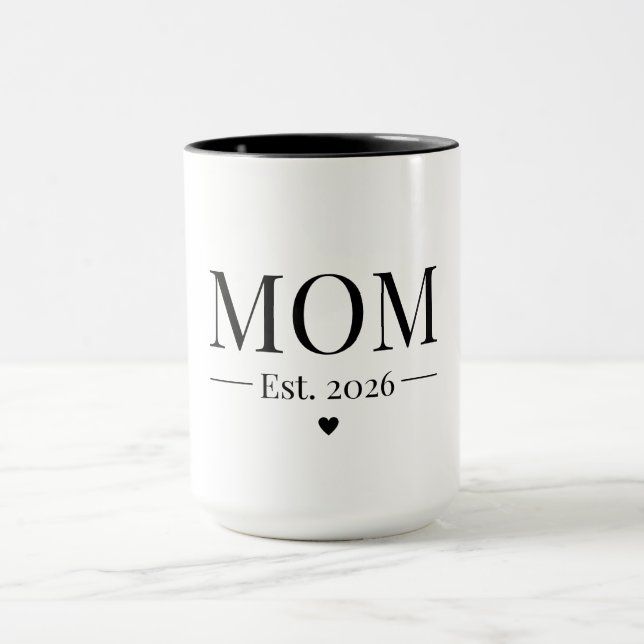 Mama gegründet 2026 tasse (Zentrum)