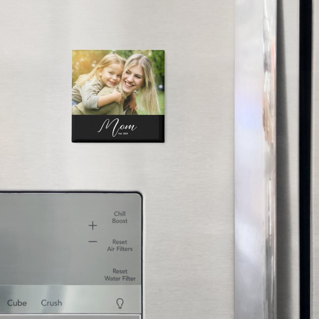 Mama Gegründet Foto Muttertag Magnet (In Situ (Kühlschrank))